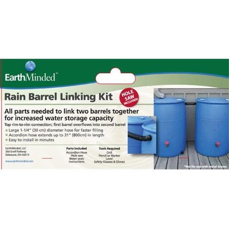 Earthminded EarthMinded F-RN069 Rain Barrel Linking Kit F-RN069